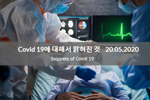 Read more about the article Covid 19에 대해서 밝혀진 것 (20.05.2020)